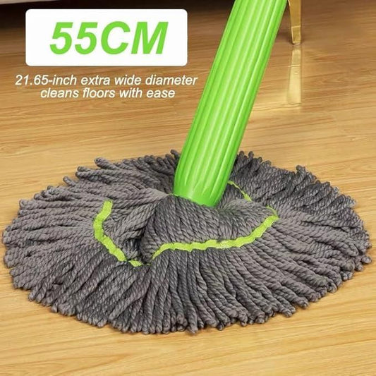Premium Self-twisting Water Rotating Mop- Easy to Use & Durable