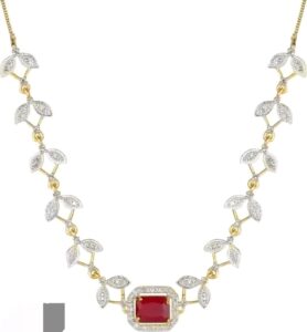 💫Premium Gold Plated Jewellery Set with Free Earrings Hover Image