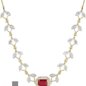 💫Premium Gold Plated Jewellery Set with Free Earrings Hover Image
